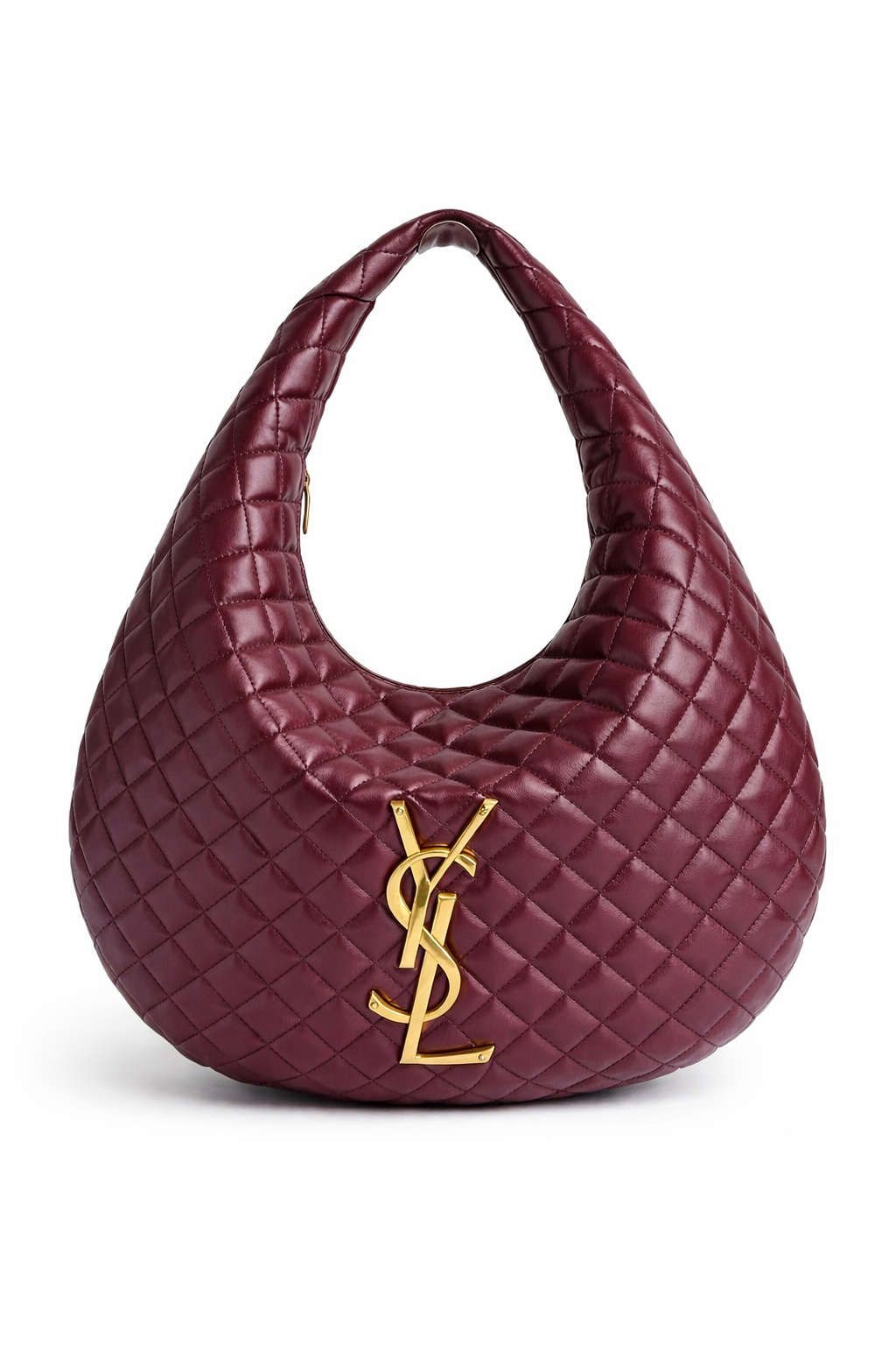 Saint Laurent Puffer Quilted Hobo Bag