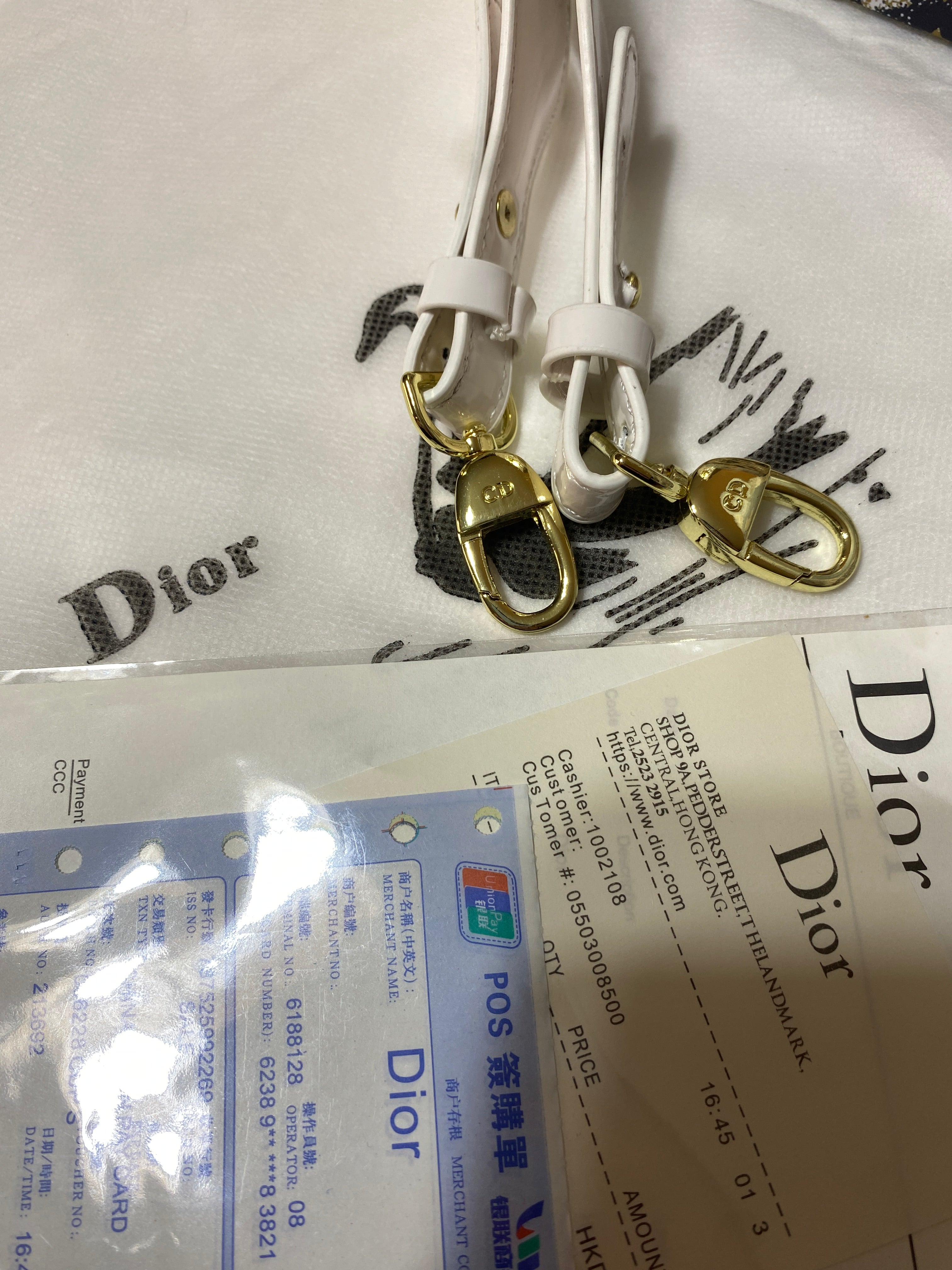 Lady Dior Patent Leather Bag