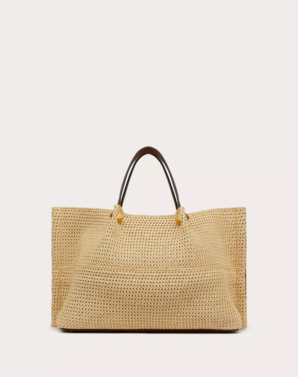 Medium Straw Tote Valentino Bag